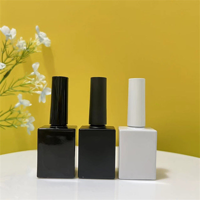 Leak Proof 8ml 10ml Sơn móng tay Chai thủy tinh Mạ điện Bạc